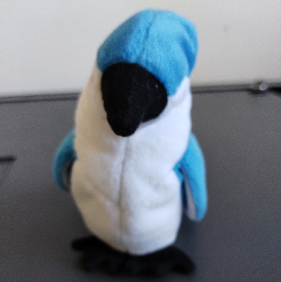 ✓Ty Beanie Baby - ROCKET the Blue Jay Bird - Picture 6 of 16